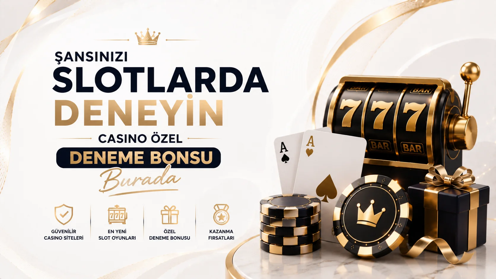 Şansınızı Slotlarda Deneyin Casino Özel Deneme Bonusu Burada